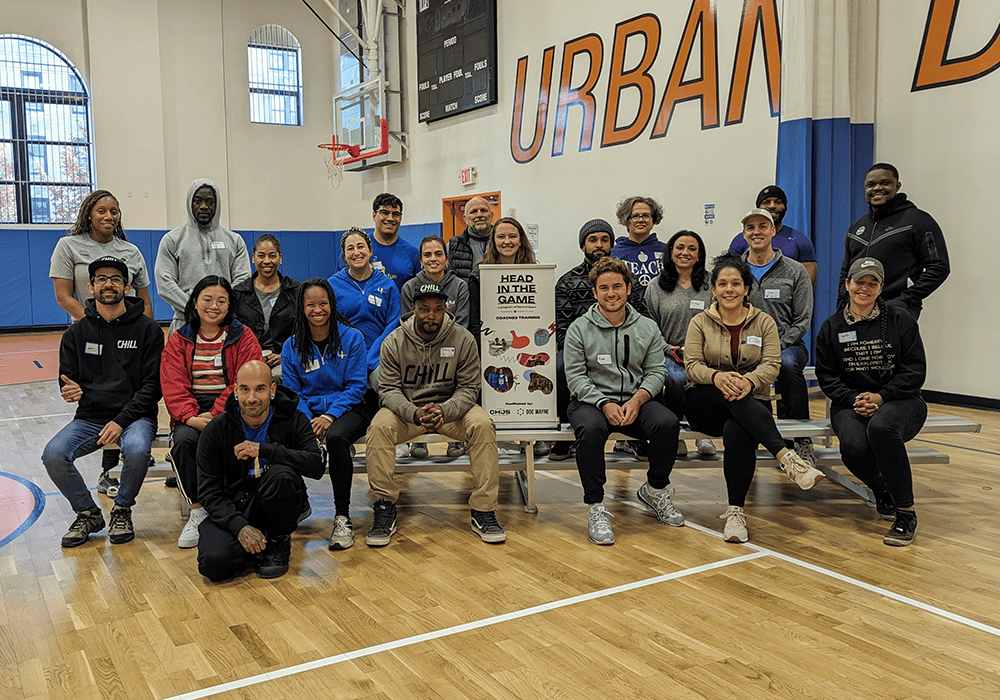 Group of Head In The Game Coaches Training participants - all US youth coaches.